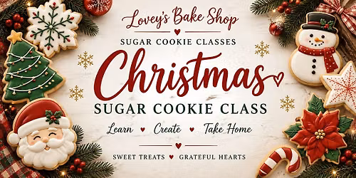 Royal Icing Sugar Cookie Class - Christmas Theme