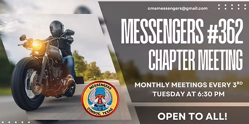 CMA Conroe Messengers #362 Monthly Meeting