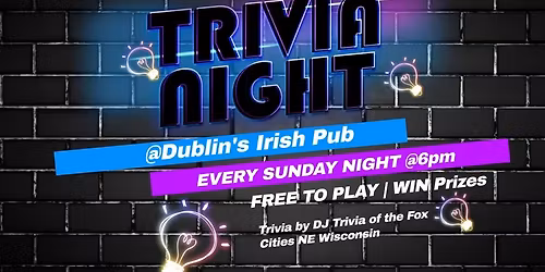 Trivia Night @Dublin's Irish Pub