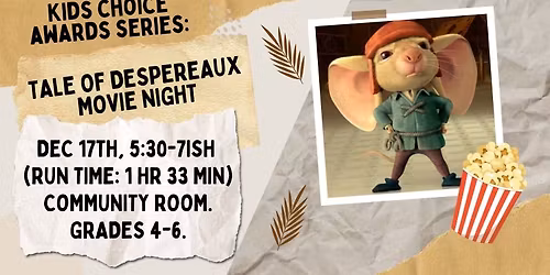 Kids' Choice Awards Series: Movie Night