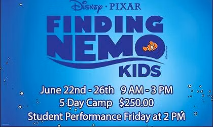 Disney\u2019s Finding Nemo Kids Camp