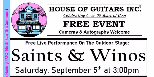 Saints & Winos Live Performance