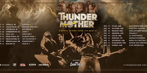 THUNDERMOTHER - Dirty & Divine Tour 2025 Part II - Bremen