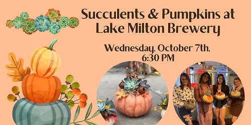 Pumpkins & Succulents at Lake Milton Brewery