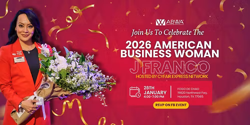 A Celebration of Ambition: Honoring the 2026 American Business Woman of the Year J Franco
