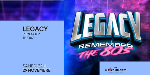 LEGACY REMEMBER THE 80s AU MALTCOMMODES