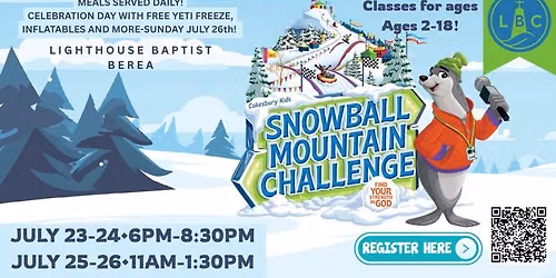 Snowball Mountain Challenge VBS