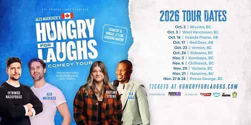 Red Deer, AB- Hungry For Laughs Comedy Tour