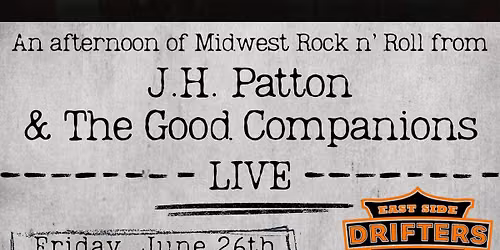 J.H. Patton & The Good Companions - LIVE - Drifters BBQ