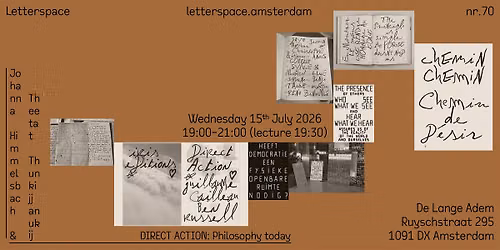 nr.70 Johanna Himmelsbach & Theetat Thunkijjanukij | DIRECT ACTION | 15 Jul
