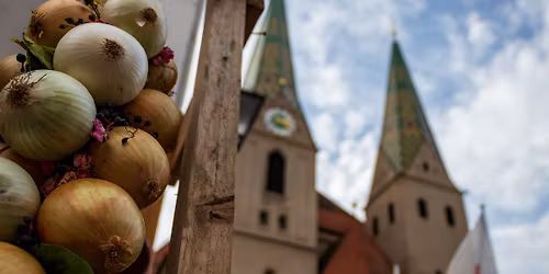 Beilngrieser Zwiebelf\u00fchrung "Zwiebelduft liegt in der Luft - Koa Grund zum Woana"