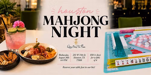 8\/26\/26 Mahjong Night at Queen Bee's