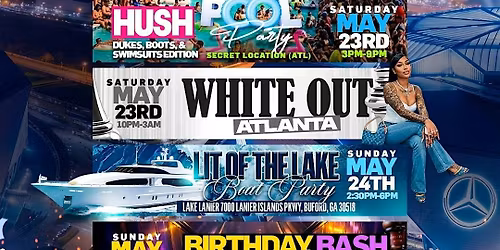 ALL ACCESS PASS (Atlanta Memorial Day Weekend)