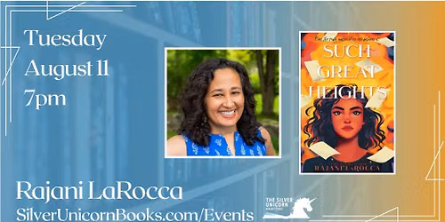 An Evening LAUNCH event with Author Rajani LaRocca