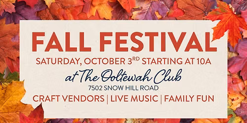 Fall Festival at The Ooltewah Club