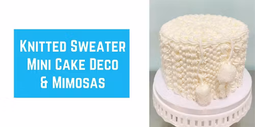Knitted Sweater- Mini Cake Deco