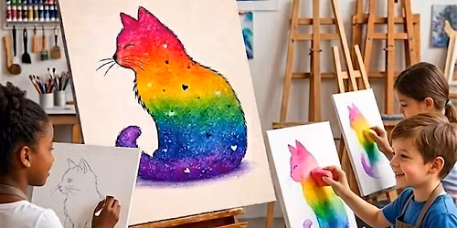 "Moon Cat" \u2013 let's draw in a fun and educational way!