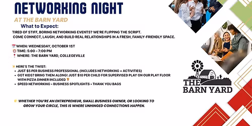 Unhinged Networking Night at The Barn Yard