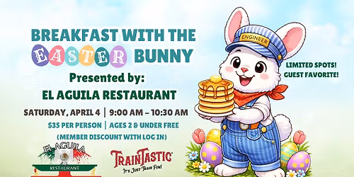 Breakfast with the Easter Bunny presented by El Aguila Restaurant
