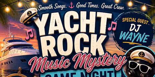 Music Mystery Game Night - Yacht Rock