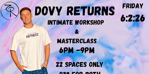 Dovy returns : intimate workshop and MC in the studio