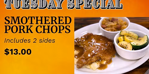 Tuesday Special: Smothered Pork Chops