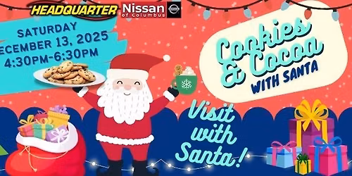 Cookies & Cocoa with Santa at Headquarter Nissan