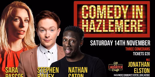 November's Comedy in Hazlemere