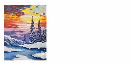 Calgary\u2019s Paint & Sip Experience at Raw Canvas: $25 Tuesday, Level 1