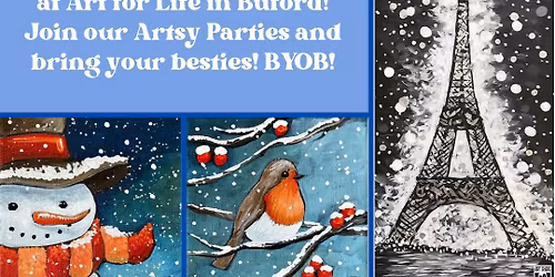  Christmas Artsy Parties - Winter Break!