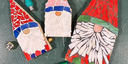Stained Glass Mosaic Gnomes with Jenny Sue