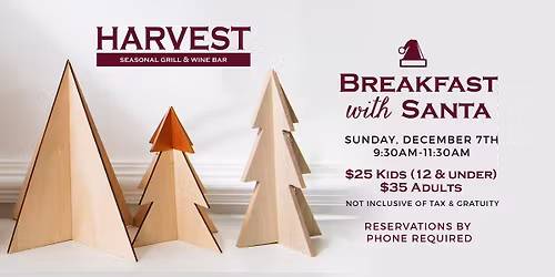 Breakfast with Santa at Harvest Moorestown!