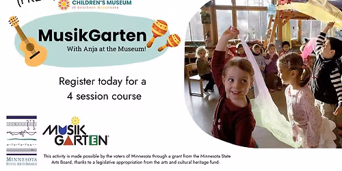 August Preschool\/Toddler Musikgarten Class with Anja at the Museum!