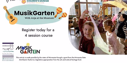 August Preschool\/Toddler Musikgarten Class with Anja at the Museum!