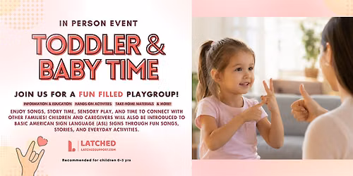 Baby & Toddler Time Free Event