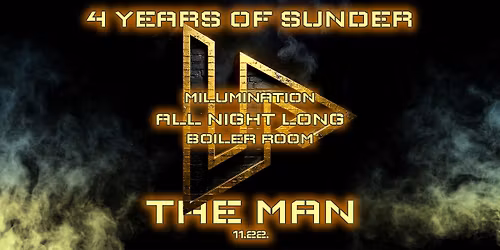 \u25b7 SUNDER EVENTS \u25c1 | 4 YEARS OF SUNDER | MILUMINATION ALL NIGHT LONG | BOILER ROOM