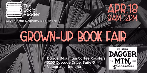 Grown-Up Book Fair at Dagger Mountain Coffee