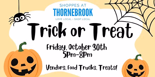 Thornebrook Trick or Treat Market 