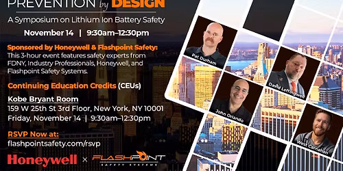 Prevention by Design: A Symposium on Lithium-Ion Battery Safety