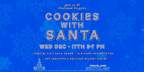 Cookies with Santa at Pearland Bicycles
