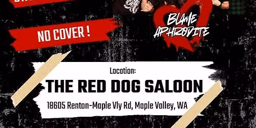 70's,80's,90's Rock Night at The Red Dog Saloon w\/ The Rentones and Blame Aphrodite - No Cover!