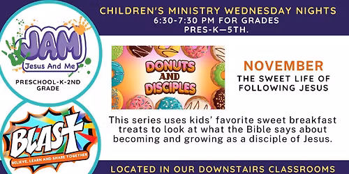 Children's Wednesday Night JAM\/BLAST