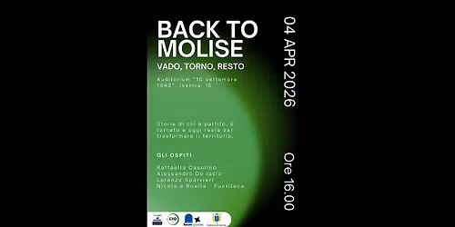 BACK TO MOLISE:                                          Vado, Torno, Resto