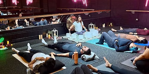 Dec Sound Bath & Gentle Stretch \u2013 Crystal Bowls & Gong Meditation