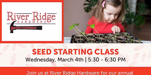 Seed Starting Class \ud83c\udf31