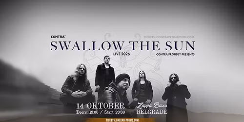 Swallow The Sun Live In Belgrade @Zappa Baza