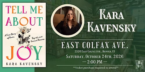 Kara Kavensky Live at Tattered Cover Colfax