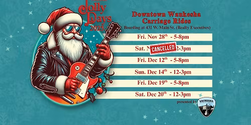 Downtown Waukesha Jolly Days \u2013 Carriage Rides
