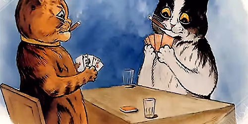 Euchre Night with Cats!