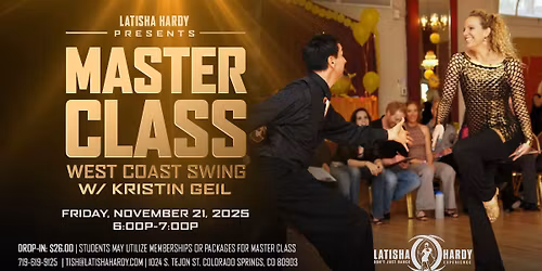 LHDC Master Class: West Coast Swing!